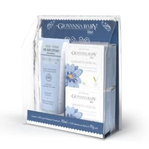 Giovanna Baby - Kit Necessaire Giovanna Baby Locao 50G+2 Sabonete 90Gr Blue (Novo