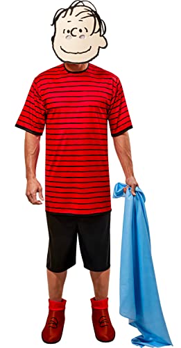 Rubies Peanuts: Linus Van Pelt Costume and Mask for Adults, Men's Large