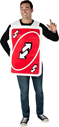 Rubies Mattel Uno: Reverse Card Costume for Adults, Unisex One Size