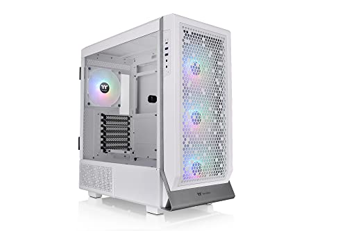 Thermaltake Ceres 500 TG ARGB/White/Win/SPCC/Tempered Glass*1/C140 ARGB Lite Fan*4/Brown Box