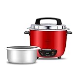 Pigeon by Stovekraft Ruby Rice Cooker with Single pot 18 litresRed