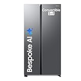 Samsung 653 L 3 Star Frost Free Double Door Convertible 5in1 Digital Inverter Side By Side AI Enabled Smart Refrigerator