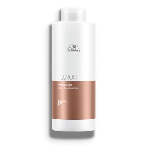 Wella Professionals Fusion Intense Repair Conditioner for Damaged Hair | Repairs, Strengthens & Protects Against Hair Breakage for Smooth, Silky Hair | 33.8 Fl oz