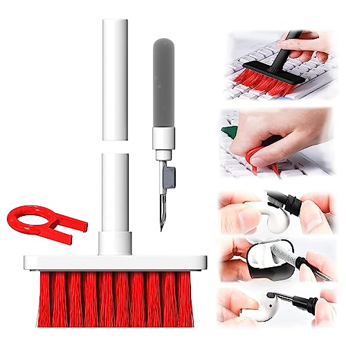 Sounce 5-in-1 Multi-Function Laptop Cleaning Brush/Keyboard Cleaning kit/Gadget Cleaning kit Gap Duster Key-Cap Puller for Laptop, Keyboard and Earpho