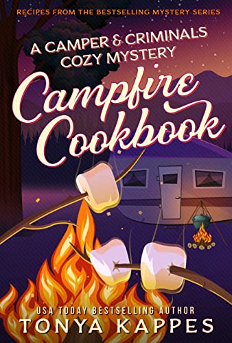 A Camper and Criminals Cozy Mystery Campfire Cookbook cover