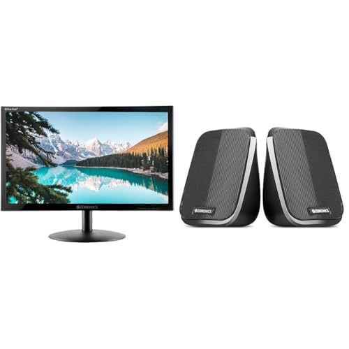 ZEBRONICS Zeb-V19Hd 18.5 Inch (46.99 Cm) Led Monitor with Supporting Hdmi, Vga Input, Hd 1366 X 768