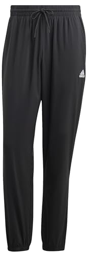 (-30%) adidas Herren AEROREADY Essentials Stanford Elastic Cuff Small Logo Pants, Black, M