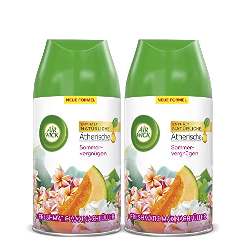 (-27%) Air Wick Freshmatic Max Raumspray DUO – Nachfüller für den Air Wick Freshmatic Max – Duft: Sommervergnügen – 2 x 250 ml Nachfüller Raumduft und Lufterfrischer