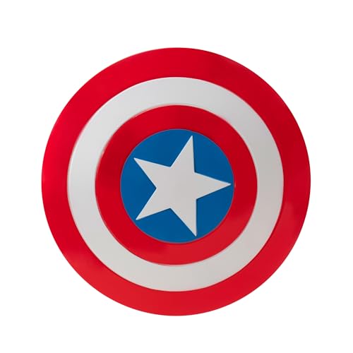 MARVEL Captain America Official Youth Halloween Costume Accessory - One-Size-Fits-All Fabric Gloves with Printed Design