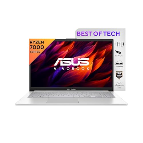 ASUS Vivobook Go 15 (2023), Thin and Light Laptop, AMD Ryzen 5 7520U, 15.6" (39.62 cm) FHD (16GB/512GB SSD/Integrated Graphics/Windows 11/Office 2021/