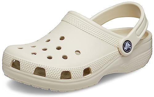 Crocs Kids Classic Clog (Toddler) - Clogs for Kids - Synthetic Upper - Ventilation Holes - Round Toe Bone 9 Toddler M