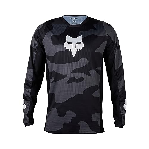 Fox Racing 180 BNKR Motocross Jersey, Black CAMO, Large