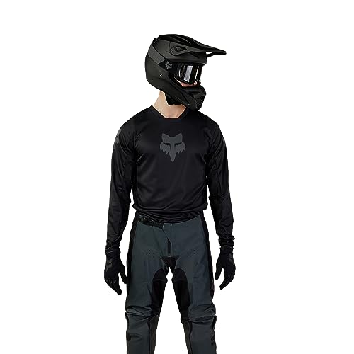 Fox Racing 180 Blackout Motocross Jersey, Black, Medium