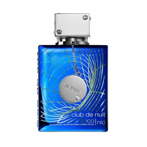 Armaf Club de Nuit Blue Iconic for Men Eau de Parfum Spray, 3.6 Ounce
