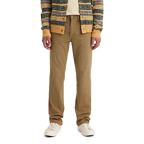 Levi's Men's 514 Straight Fit Jeans, (New) British Khaki, 34W x 32L