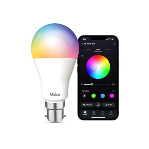 QUBO Smart Bulb from Hero Group | 12W B22 LED | Wi-Fi & BT