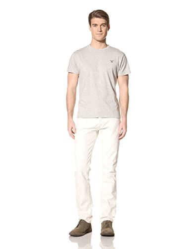 🔥 STARKER PREIS (-53%) Gant Herren REG Shield SS T-Shirt, Grey Melange, 3XL