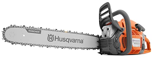 Husqvarna 455 Rancher Gas Chainsaw, 55-cc 3.5-HP, 2-Cycle X-Torq Engine, 20 Inch
