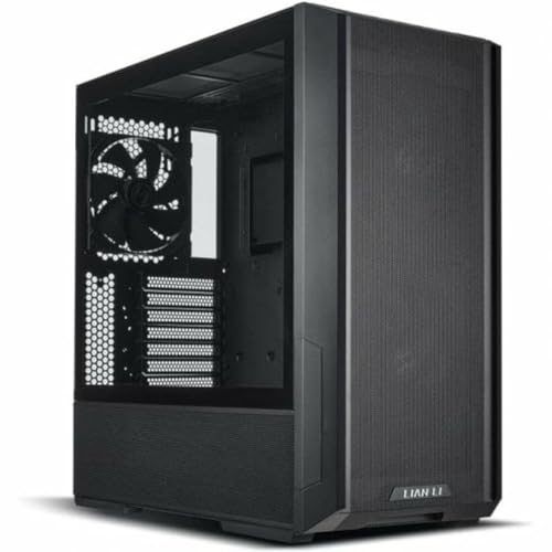 Lian Li Lancool 216 Mid-tower case with high cooling performance - Includes dual front 160MM PWM fans and 1 rear 140MM PWM fan - Airflow focused - Up to 10 fans (LANCOOL 216-X)