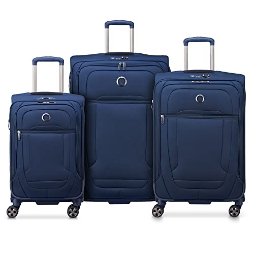 Delsey Paris Helium DLX Softside Expandable Luggage 3-Piece Set (20”/25”/29”)
