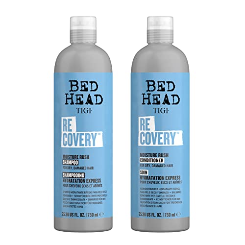 TIGI Bed Head Recovery Shampoo and Conditioner Set for Dry, Damaged Hair, 25.36 fl oz, 2 Count