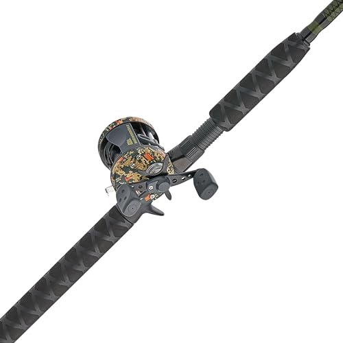 Abu Garcia Catfish Commando Round Reel and Casting Fishing Rod Combo