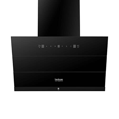 Hindware Smart Appliances | Skyla Neo 60 cm Chimney | 1350 CMH | Auto Clean | Slant Design | Filterless | Touch Control, Motion Sensor | 10 Yrs Warran