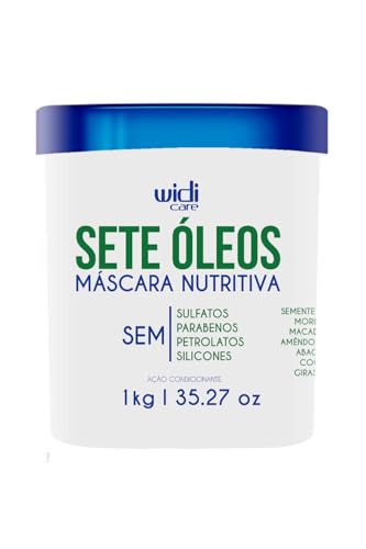 Widi Care Máscara de Tratamento Nutritiva Sete Óleos 1kg