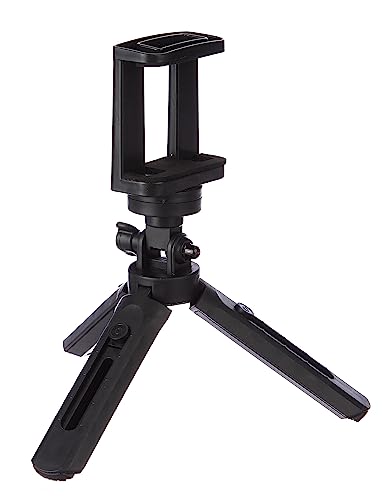 Amazon Basics Portable & Flexible Mini Tripod with Mobile Holder & 360 Degree Ball Head, for Smart Phones, Compact Cameras, GoPro, Ideal for Shoots, L