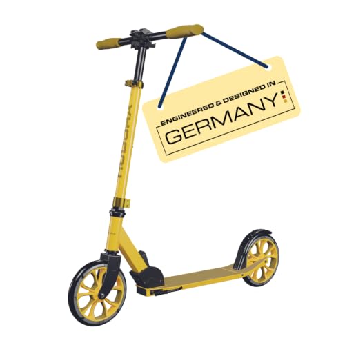 (-31%) HUDORA Scooter Up 200 - Geräuscharmer Aluminium-Roller für bis zu 100kg - Höhenverstellbarer & zusammenklappbarer Tretroller - Ruckelfreier Kick-Scooter für Kinder/Jugendliche & Erwachsene