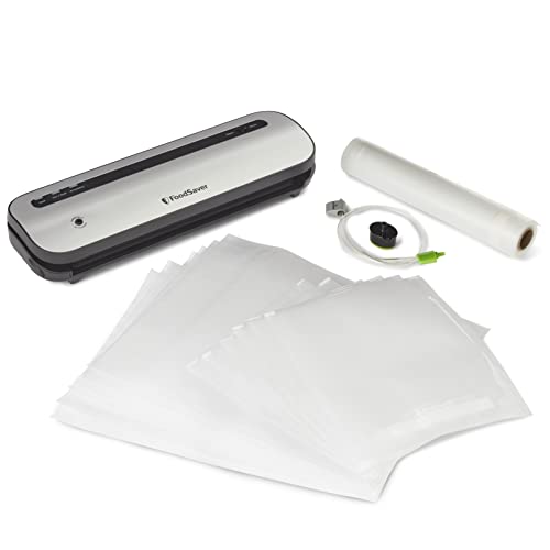 FoodSaverSpace-Saving Vacuum Sealer with Bags and RollFoodSaverElite All-in-One Liquid+™ Vacuum Sealer with BagsCh