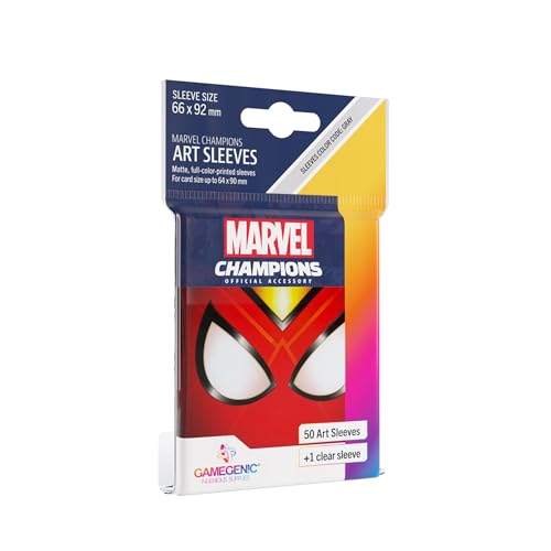 Marvel Champions The Card Game Official Spider-Woman Art Sleeves, exact product listing photograph