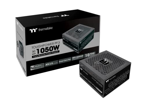 (-30%) Thermaltake Toughpower PF3 1050W Gen 5 | ATX 3.0 | PCIe Gen 5 Ready | Smart Zero Fan | 80 Plus Platinum | Fully Modular