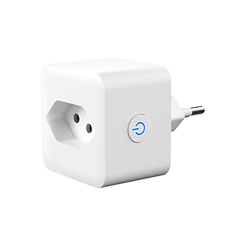 Hi by Geonav Adaptador de Tomada Inteligente, Smart 10A, Wi-Fi, via Aplicativo, Bivolt, HITM10A, compatível com Alexa e Google, Branco