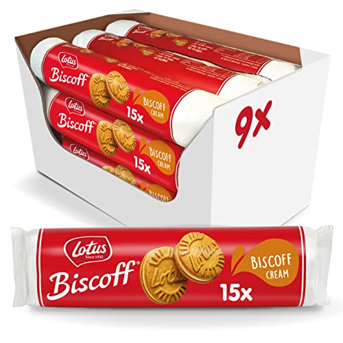 🔥 STARKER PREIS (-18%) Lotus Biscoff Doppelkekse mit Biscoff-Cremefüllung | 9 x 150g (1,35kg)
