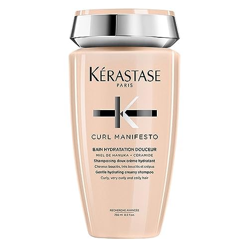 Kerastase Curl Manifesto Hydratation Douceur Shampoo & Conditioner Set For All Wavy, Curly and Coily Hair - Removes Build-Up, Hydrates Curls and Softens With Frizz Control