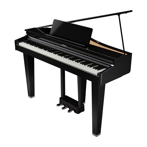Roland GP-3 Digital Piano | Low-Profile Grand Piano with a Space-Saving Footprint | Premium Roland Piano Technologies | Authentic Tone and Touch | Immersive Sound | Onboard Bluetooth® & More