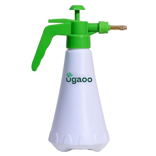 Ugaoo Pressure Spray Pump for Garden | 1L Water Sprayer with Brass Nozzle | Multipurpose Spray Pump for Watering, Fertilizing & Pest Control (Color Ma