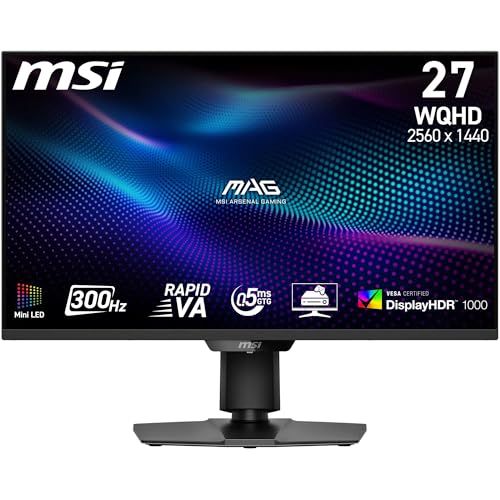 (-40%) MSI MAG 274QPFDE X30MV 27 Zoll Gaming Monitor, WQHD, 300Hz, schwarz