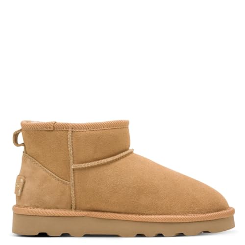 (-46%) s.Oliver Damen Boots aus Leder Gefüttert, Braun (Cognac), 38 EU