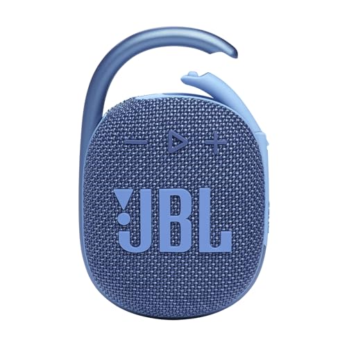 (-12%) JBL Clip 4 Eco Bluetooth Lautsprecher aus recyceltem Material - Blau – Wasserdichte, tragbare Musikbox mit praktischem Karabiner – Bis zu 10 Stunden kabelloses Musik Streaming