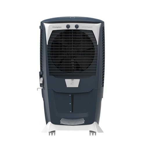 Crompton Ozone Royale 55 Litres Desert Air Cooler for home | Large & Easy Clean Ice Chamber | High Density Honeycomb Pads | Everlast Pump | Humidity C
