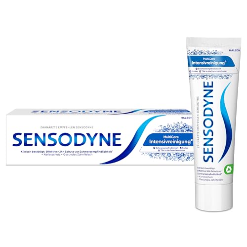 (-44%) Zahnpasta - Sensodyne MultiCare Intensivreinigung, 75ml, tägliche Zahnpasta mit Fluorid bei schmerzempfindlichen Zähnen