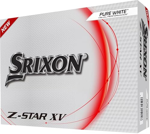 Srixon Z-Star XV Golf Balls, Z-Star XV 8, White