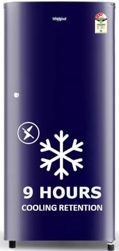 Whirlpool 184 L 3 Star Direct-Cool Single Door Refrigerator (205 WDE CLS 3S SAPPHIRE BLUE-Z, Blue)