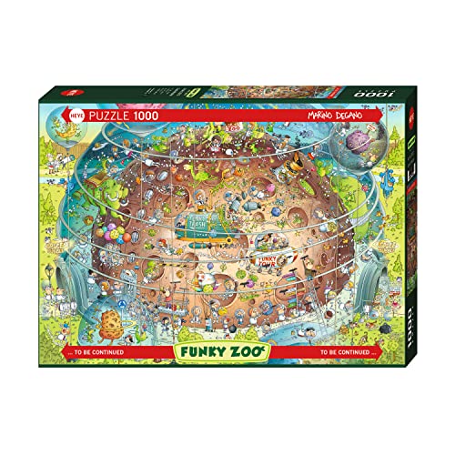 Heye Puzzles - 1000 Pc - Cosmic Habitat, Degano Zoo