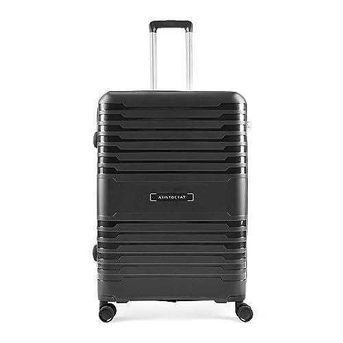 Aristocrat Harbour Cabin Trolley Bag 66 cm | Medium | Polypropylene Hardshell Sided Luggage | Smooth 8-Wheel Suitcase | Combination Lock with Sturdy Z