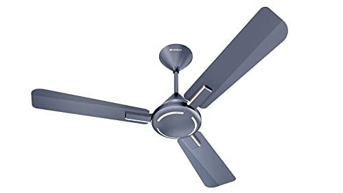 Havells 1200mm Ambrose Energy Saving High Speed Ceiling Fan|Premium Finish, Deco.Fan, Elegant Looks, High Air Delivery, 100% Pure Copper Motor|2 Yr Wa