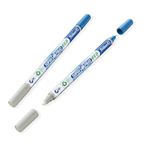 (-35%) Pelikan Tintenlöscher Super Pirat eco, Strichstärke M (Multispitze) Tintenkiller zum Löschen und Überschreiben, 2 Stück