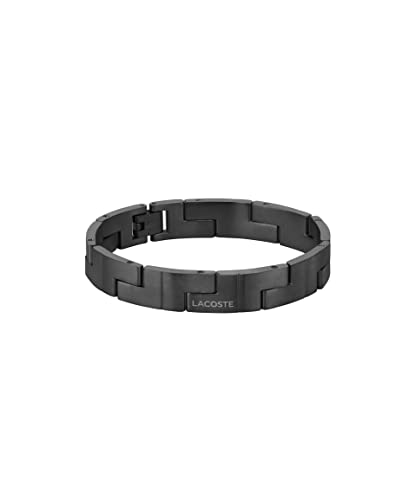 🔥 STARKER PREIS (-44%) Lacoste Gliederarmband für Herren Kollektion CATENA mit Schwarzer Ionenbeschichtung (IP) - 2040222